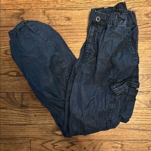 Casual Blue Cargo Pants